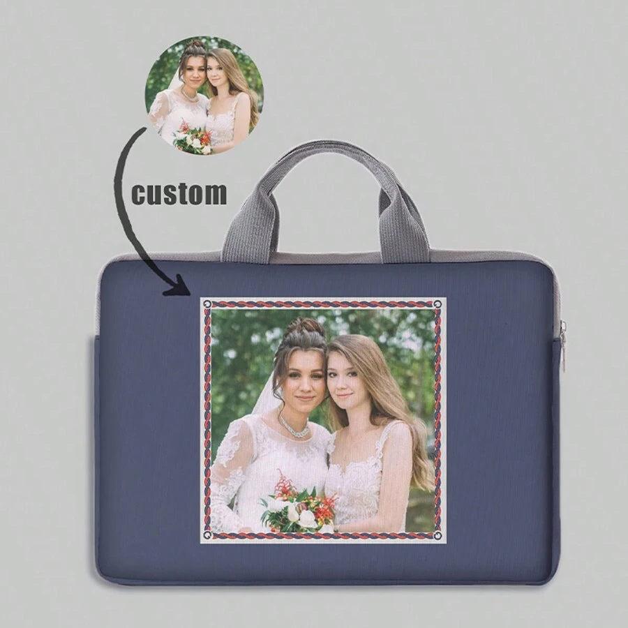 1 Piece Customized Computer Bag, Unique Design (Photos, Landscapes, Illustrations), Large Capacity, Lightweight, Fashionable, Best Choice For Gifts Shop Back To School