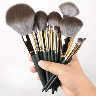 Set de 14 brochas de maquillaje suaves y esponjosas para cosméticos, sombras de ojos, bases, rubores y difuminado con esponja de polvo, ideal para principiantes y artistas de maquillaje,pinceles de maquillaje brochas para maquillaje cepillo maquillaje pincel maquillaje pinceles para maquillaje brochas maquillaje pinceles maquillaje cepillo maquillaje