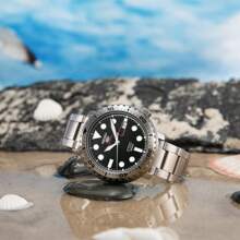 Seiko Reloj de hombre de 5 deportes con esfera negra automática - Negro - Ver 5