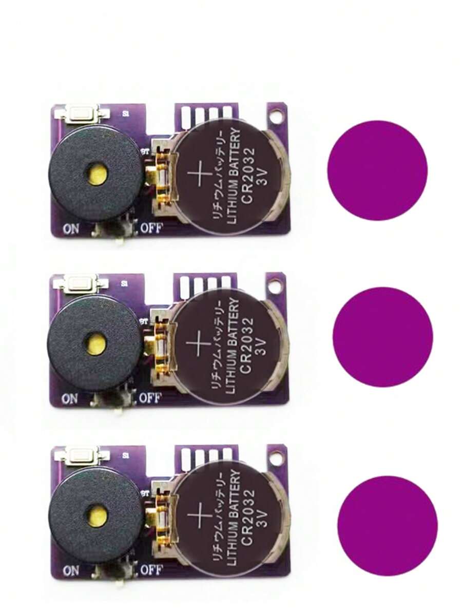 蟋蟀叫声恶作剧器（3个装），可发出数月哔哔声，成人隐藏式恶作剧噪音器