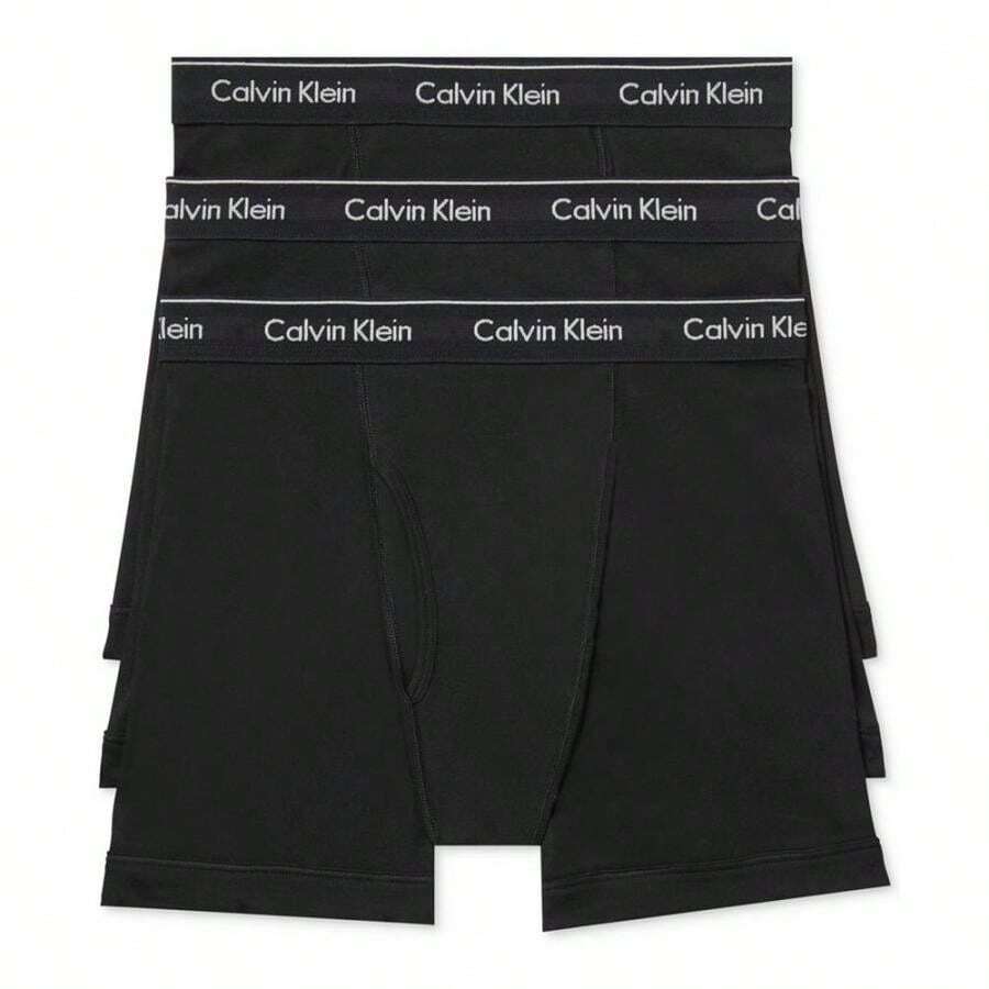 Calvin Klein Men's 3-Pack Classics Boxer Briefs Sexy Underwear - Black - View 1