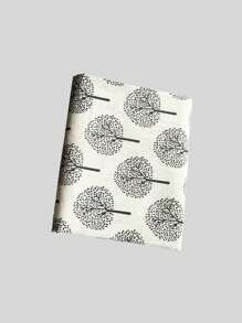 Printed Linen Fabric For DIY, Quilting, Sewing Sofa, Table Clothes, Curtain, Bag, Cushion - Apricot - View 1