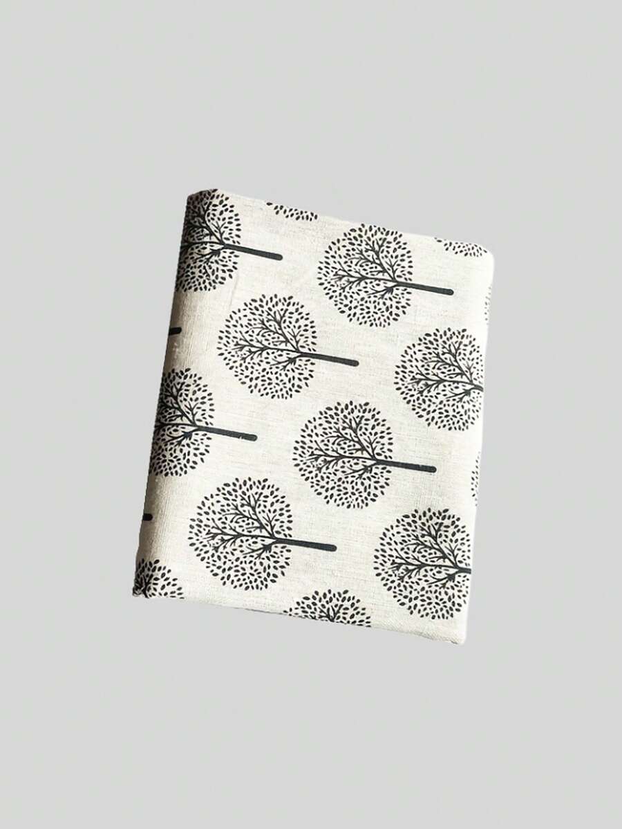 Printed Linen Fabric For DIY, Quilting, Sewing Sofa, Table Clothes, Curtain, Bag, Cushion - Apricot - View 1