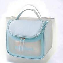 Washbag multifuncional portátil mini bolsa de maquillaje - Celeste - Ver 1