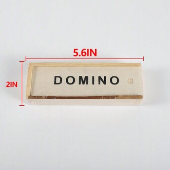 Mini Dominoes Set Bulk Double 6 Dominoes Wooden Miniature Classic Board Games Dominoes Party Favor Travel Box Educational Toys For Adults With Brown Wood Case