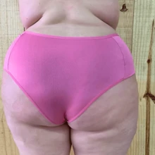 Kit 7 Calcinha Tangão Plus Size e Regular Cintura Alta Pala Larga Senhora Escode Culote Confortável Modeladora Maternidade - Multicolorido - Visão 3