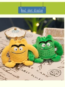 Juguetes de peluche de Monstruo de Color de 2024, Juguete de peluche que calma las emociones, Muñecos de peluche lindos, Regalo de cumpleaños para niños, Regalo de Navidad, Decoración festiva para el hogar, Decoración de habitación, Juguetes navideños para niños, Monstruo verde de Navidad, Set de peluches