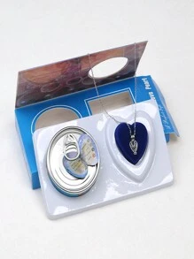 DIY Pearl Necklace Kit, Natural Faux Pearl Pendant Necklace Set, A Box Including 3 Pearls Opened From Oysters, All Real Pearls. Choose Your Favorite One And Put It In The Pendant. A Surprise Gift For Women To Make Their Own Necklaces.