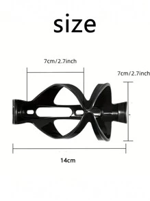 1 pieza Soporte para botella de agua de bicicleta sin taladrar, soporte para botella de agua de bicicleta de montaña, accesorios de equipo de ciclismo
