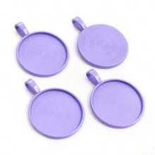 5 pièces de 25mm de diamètre intérieur Base de support de cabochon rond pour pendentif, à décorer soi-même pour la conception de bijoux