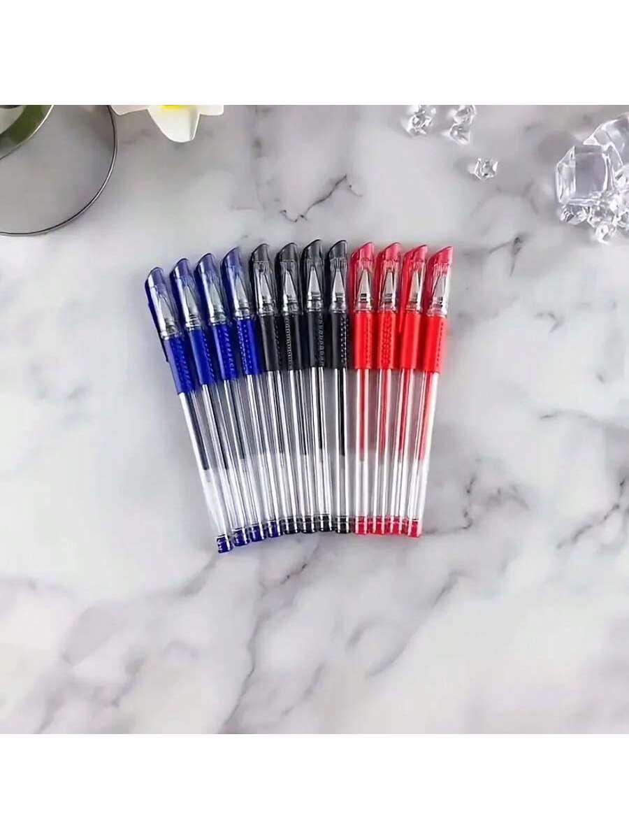 طقم 18 قلم جل وحبر جاف 0.5 مم – كتابة سلسة وألوان...