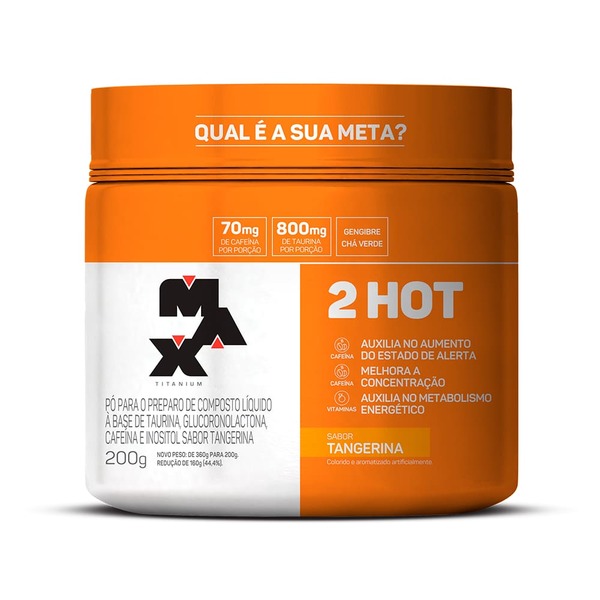 Termogênico 2Hot 200g - Max Titanium