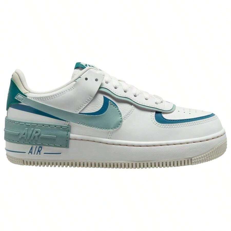 Air Force 1 Shadow - Women's - Summit White/Mineral/Industrial Blue - View 1