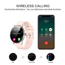 Hot 2025 New 1.3" Round Full Touch Smart Watch For Men & Women, Calling, Step Counting, Multi-Sport Modes, Call & Message Reminder, Multifunctional Smartwatch, Mother's Day Gift, Compatible With Android/IOS Phones