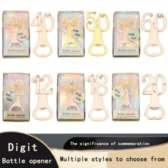 Digital Style Bottle Opener Small Gifts For European And American Parties, Wedding Parties, Beer Bottle Openers, Birthday Parties, Small Gifts For Beer Bottle Openers, 15th Birthday Gifts, Wedding Commemorative Supplies, Friend Small Gifts, Wedding Anniversary Bottle Openers, Creative Digital Beer Bottle Openers, 10th Anniversary Celebration, Wedding Commemorative Gifts, Digital 50 Bottle Openers, Wedding Advertisements, Bottle Openers, Gifts, Birthday Parties, 50 Bottle Openers, Special Bottle, For Outdoor, Camping