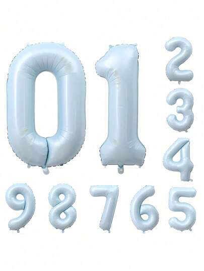 1pc 40 Inch Cute Cream Digital Balloon Birthday Decorate,Christmas