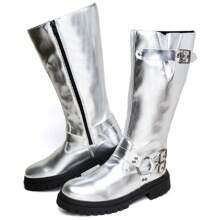 dubuy Women Knee-High Boots - Bạc - Xem 2