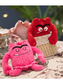 Juguetes de peluche de Monstruo de Color de 2024, Juguete de peluche que calma las emociones, Muñecos de peluche lindos, Regalo de cumpleaños para niños, Regalo de Navidad, Decoración festiva para el hogar, Decoración de habitación, Juguetes navideños para niños, Monstruo verde de Navidad, Set de peluches