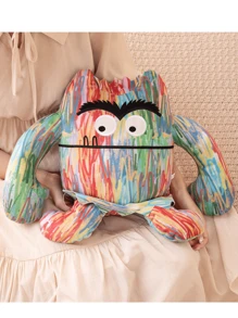 Juguetes de peluche de Monstruo de Color de 2024, Juguete de peluche que calma las emociones, Muñecos de peluche lindos, Regalo de cumpleaños para niños, Regalo de Navidad, Decoración festiva para el hogar, Decoración de habitación, Juguetes navideños para niños, Monstruo verde de Navidad, Set de peluches