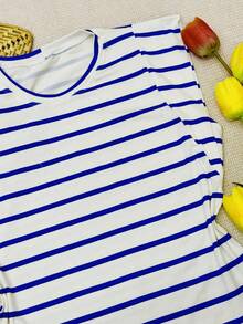 Women T-Shirts - 藍色 - 查看 3