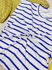 Women T-Shirts - 藍色 - 查看 4