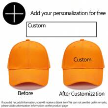 Custom Baseball Caps Design Your Own With Logo Text Image Personalized Hats Customized Baseball Cap For Adult Men Women Boys - Multicolor - View 9