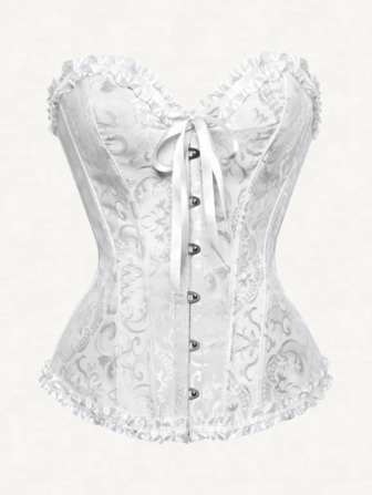 Women's Vintage Palace Jacquard Bodycon Bustier Corset Top