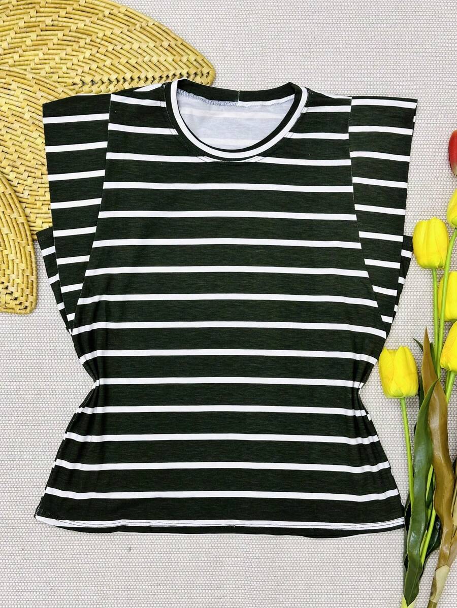 Women T-Shirts - 墨綠色 - 查看 1