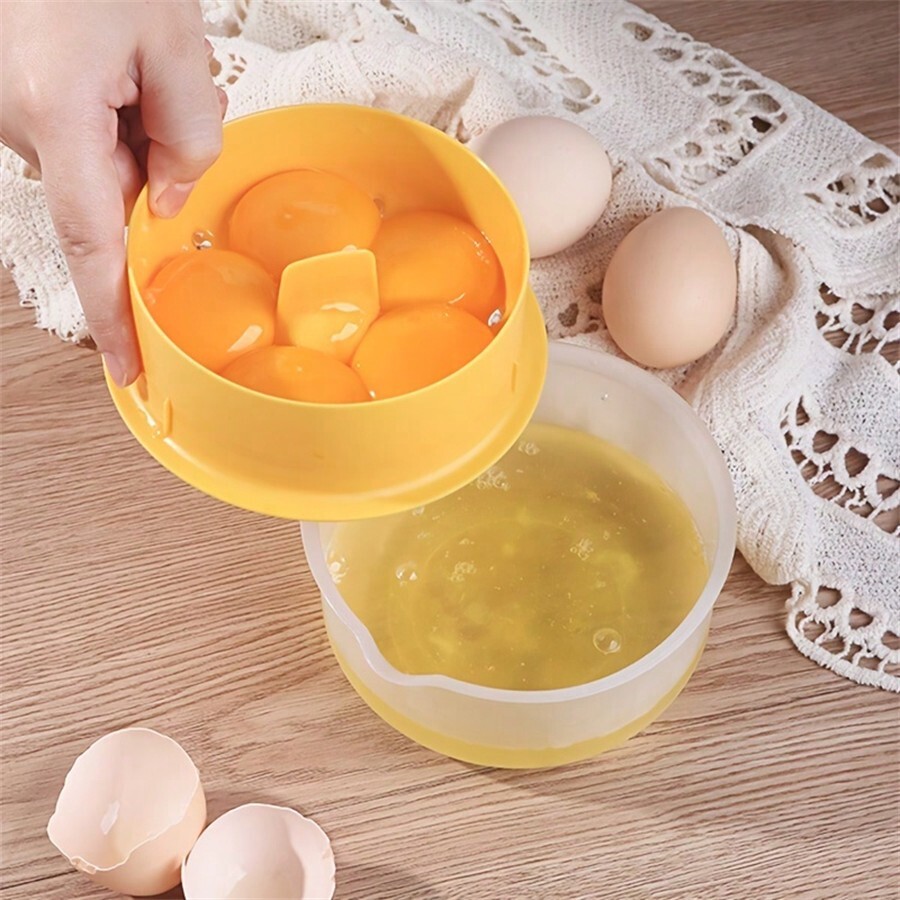 Large Capacity Egg Separator Easily Separate Egg Whites And Yolks