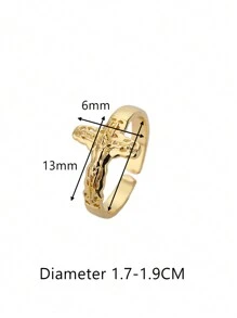 1 pièce Bague croisée latérale ouverte Jésus Christ Bague de bande chrétienne unisexe Cadeaux de bague de doigt