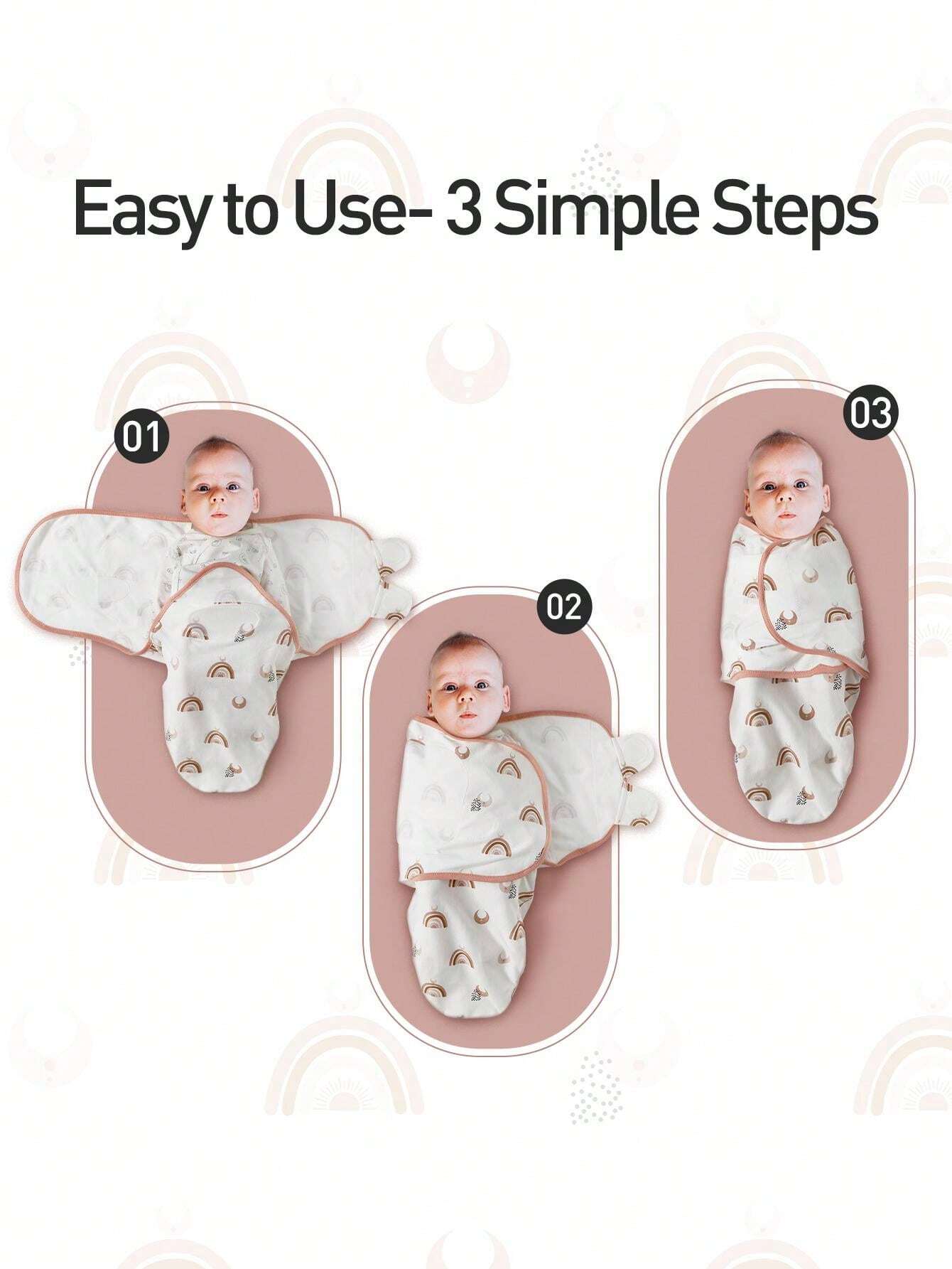 Swaddle Blanket Baby Girl Boy Easy Adjustable Infant Sleep Sack Wrap