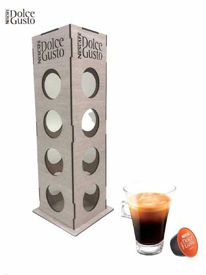 Torre Porta Capsula Dolc& Gust0 em MDF Rapido Envio em Estoque