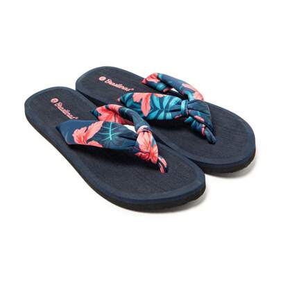 Brasileras Chanclas de playa y piscina - Hibiscus - Flip Flop Verano Primavera de suela antideslizante - Para mujer - Tallas 36 al 41 EU - de moda-cómodas-comfortables-Entrega 24/48/72h a España (península)