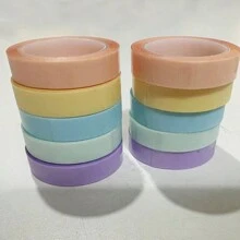5 pièces/10 pièces Onglets d index ultra fins, ruban collant transparent étanche à déchirer-notes, marqueurs colorés imperméables et inscriptibles, surligneurs colorés, 10 couleurs