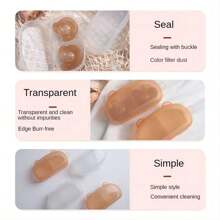 Pacifier Case 1/2/3/4PCS Baby Pacifier Holder For Travel, Hold 2 Pacifiers Large Capacity Portable Pacifier Box For Holding Baby's Soother, Pacifier Holder Case Container  Transparent - Brown - View 4