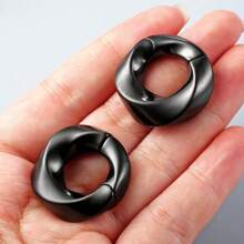 1 pièce Haltères d'oreille de vortex en acier inoxydable à aimant de calibres d'oreille magnétiques à la mode pour les femmes, bijoux corporels à percer pour cadeau