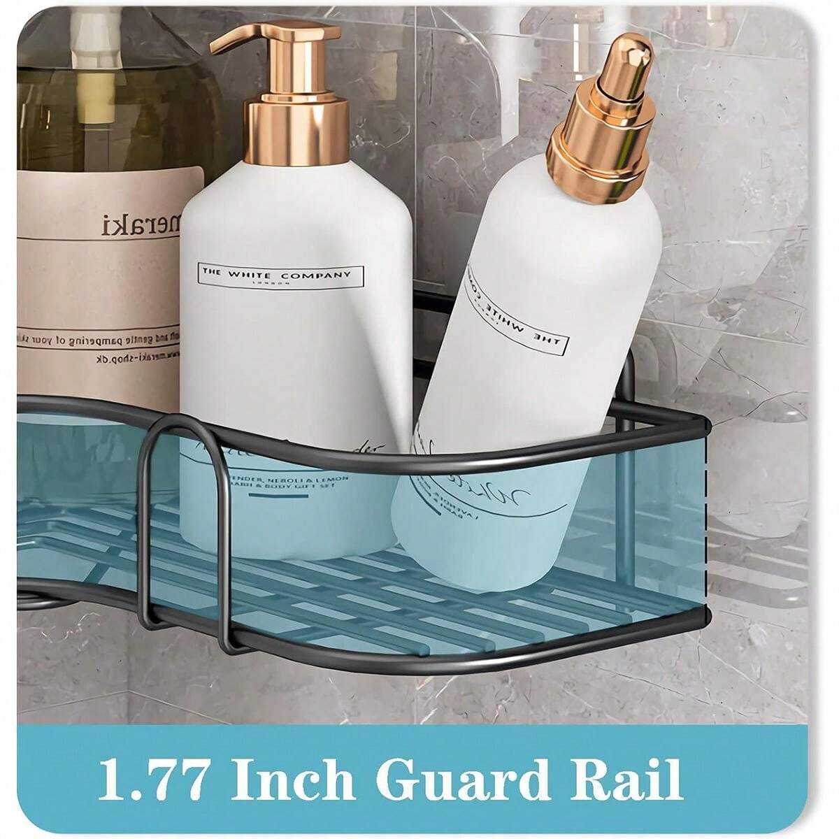 Salle De Bain Étagère Douche Organisateur Plateau Adhésif Douche Caddy
