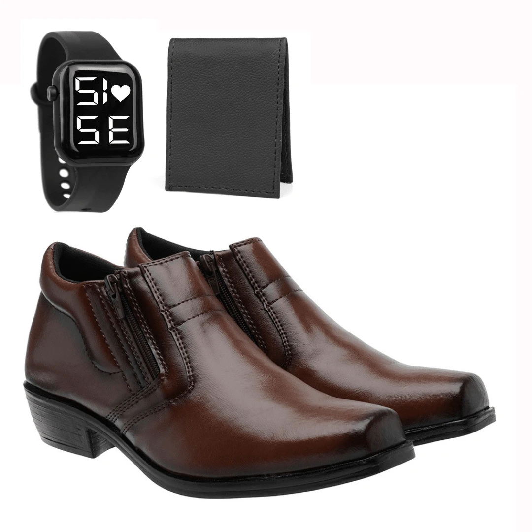 Dress Shoes - 鏽棕色 - 查看 1