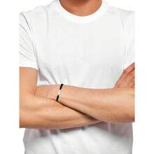 Cross Bracelet For Men Black String Rope Braided Bracelet Christian Handmade Adjustable Protection Bracelet Charm Bracelets For Men Women - Black - View 2