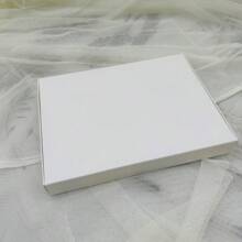 10pcs/Pack Kraft Paper & White Cardboard Transparent PVC Window Display Gift Box For Towels, Silk Scarfs, Toys, Necklaces, Etc.