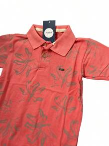 Young Boys Polo Shirts - Màu hồng gỉ - Xem 3