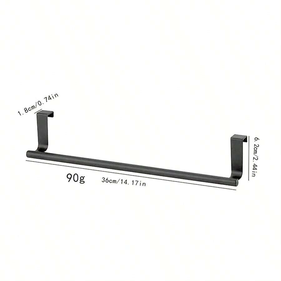 Stainless Steel Bathroom Towel Rack PunchFree Hanging Rod For