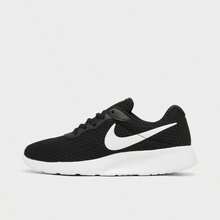 Women's Nike Tanjun Casual Shoes - DJ6257-004/Black/White/Barely Volt/Black - View 1