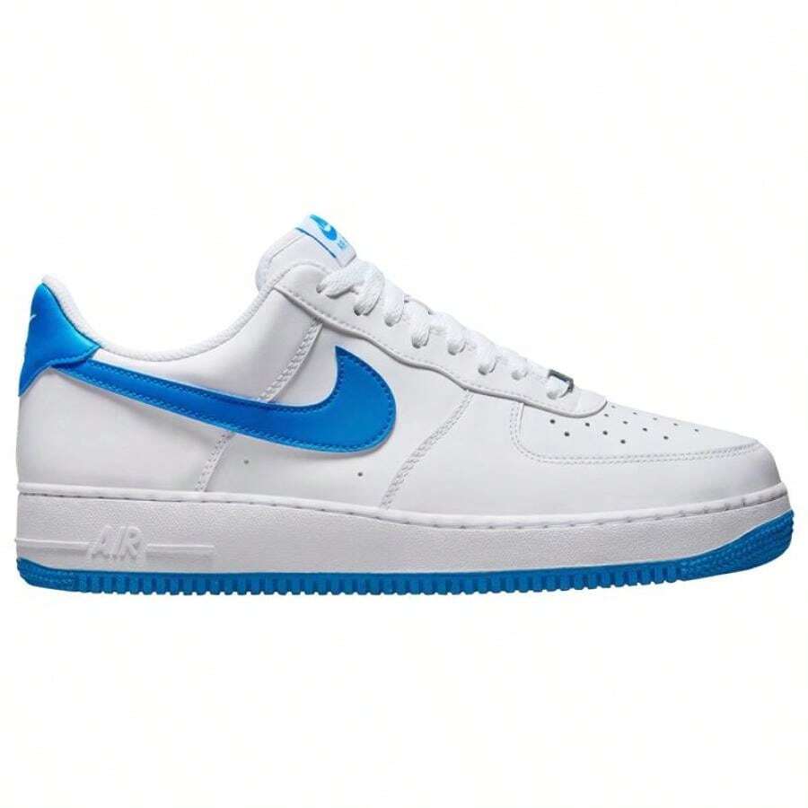 Nike Air Force 1 Low '07 - Men's - White/blue - View 1