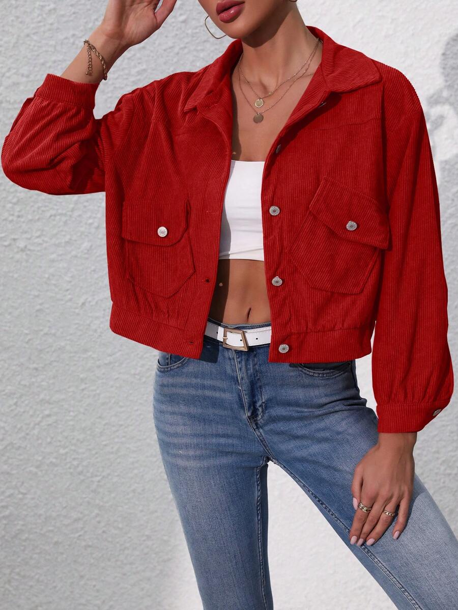 Women Jackets - Red - View 1