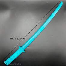3d可伸縮武士刀cos玩具,搖擺長劍泄壓惡作劇模型玩具,情侶使用 - 彩色 - 查看 4