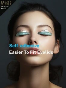 BLACKWINGS 5 par Musujący Przezroczyste Niebieski Podnoszenie Rzęsy Dla Używać , Keratyna Rzęsy Silikon Z Połysk Lśniący , Również Zawierający Rzęsy Podnoszenie Kij I Kręcenie Spinacz Komplety Biżuterii , Bicz Podnoszenie Narzędzia Dla Kosmetyki (Makijaż) &