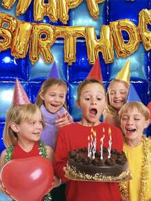 Conjunto de decoración de globos de aluminio de fondo cuadrado para pared de bricolaje en azul real + azul claro + rojo de doble color - Azul real + azul claro - Ver 12