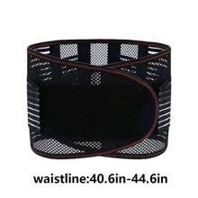 1PC Back Brace For Lower Back Pain,Back Support Belt For Women&Men,Breathable Design With Lumbar Support Pad-Belt For Lower Back Pain Relief - Black - View 10