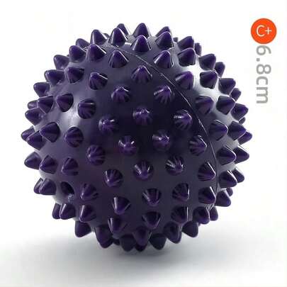1pc Multicolor PVC Sports Relaxing Massage Spiky Ball Gym Accessories